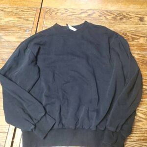 Sleeper brand black crew neck sweatshirt sz Small